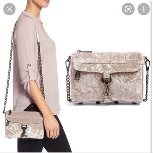 Rebecca Minkoff Velvet Shoulder Bag / crossbody